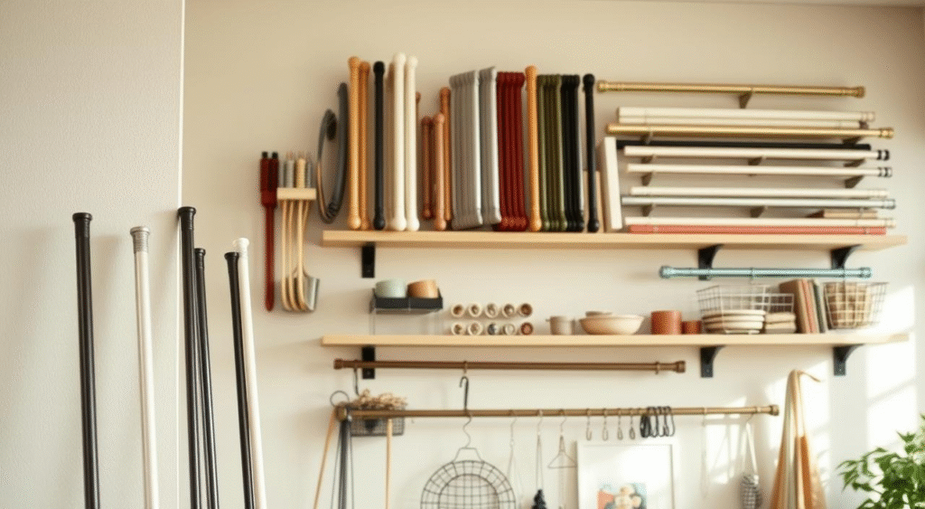 Renter-Friendly Wall Storage