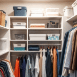 small closet organization