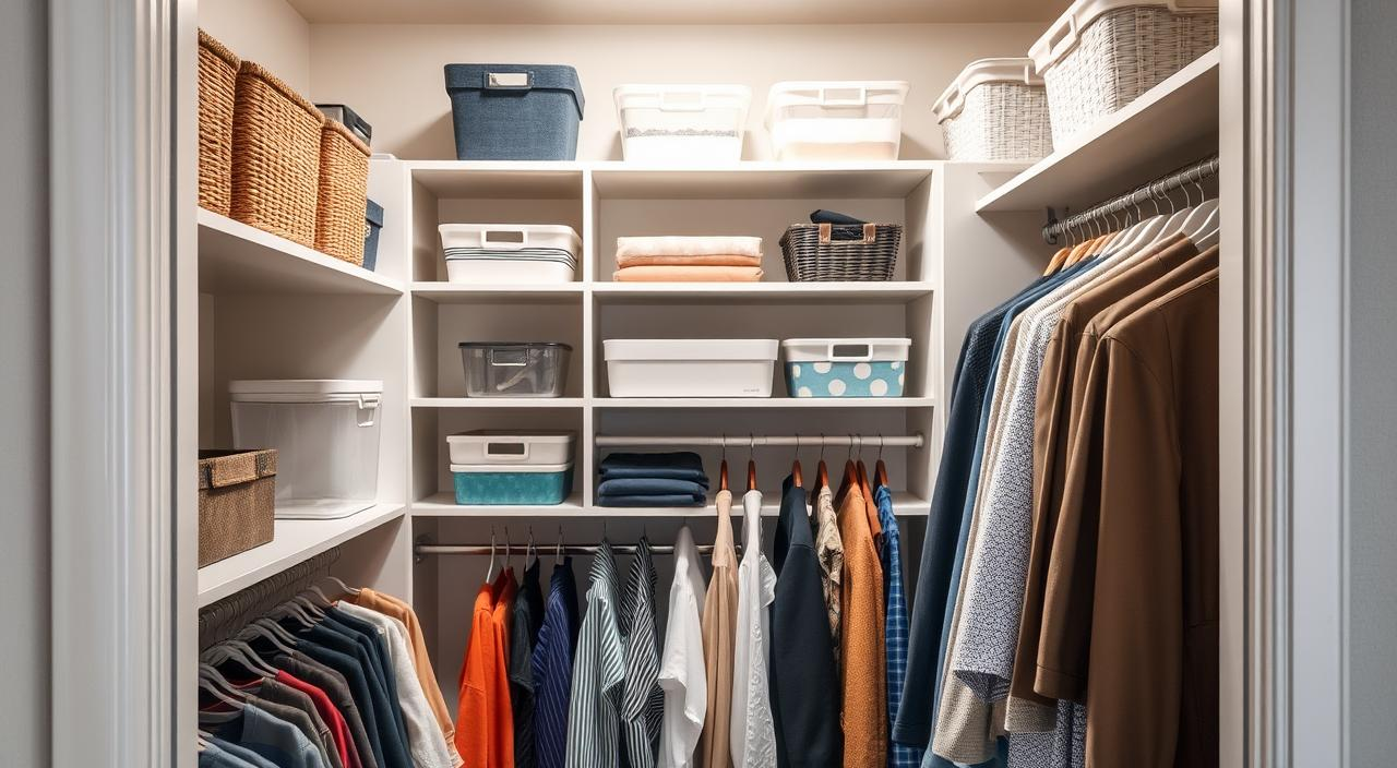 small closet organization