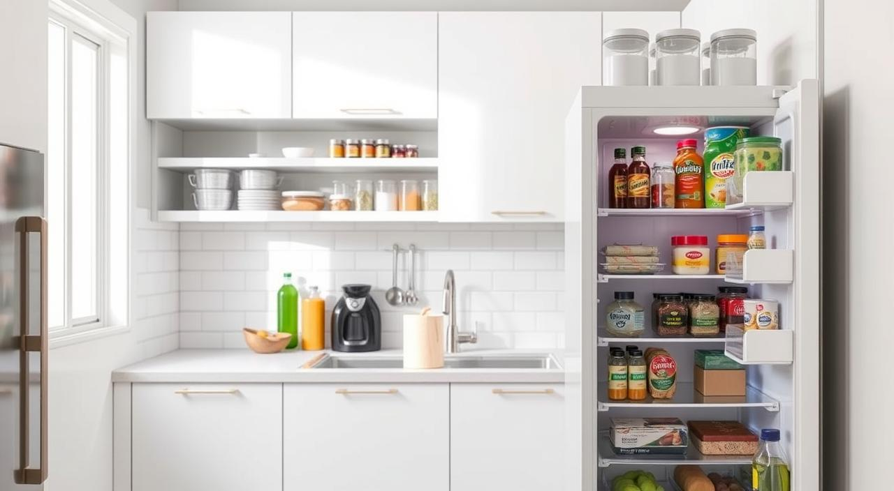 Fridge Organization for Small Kitchens